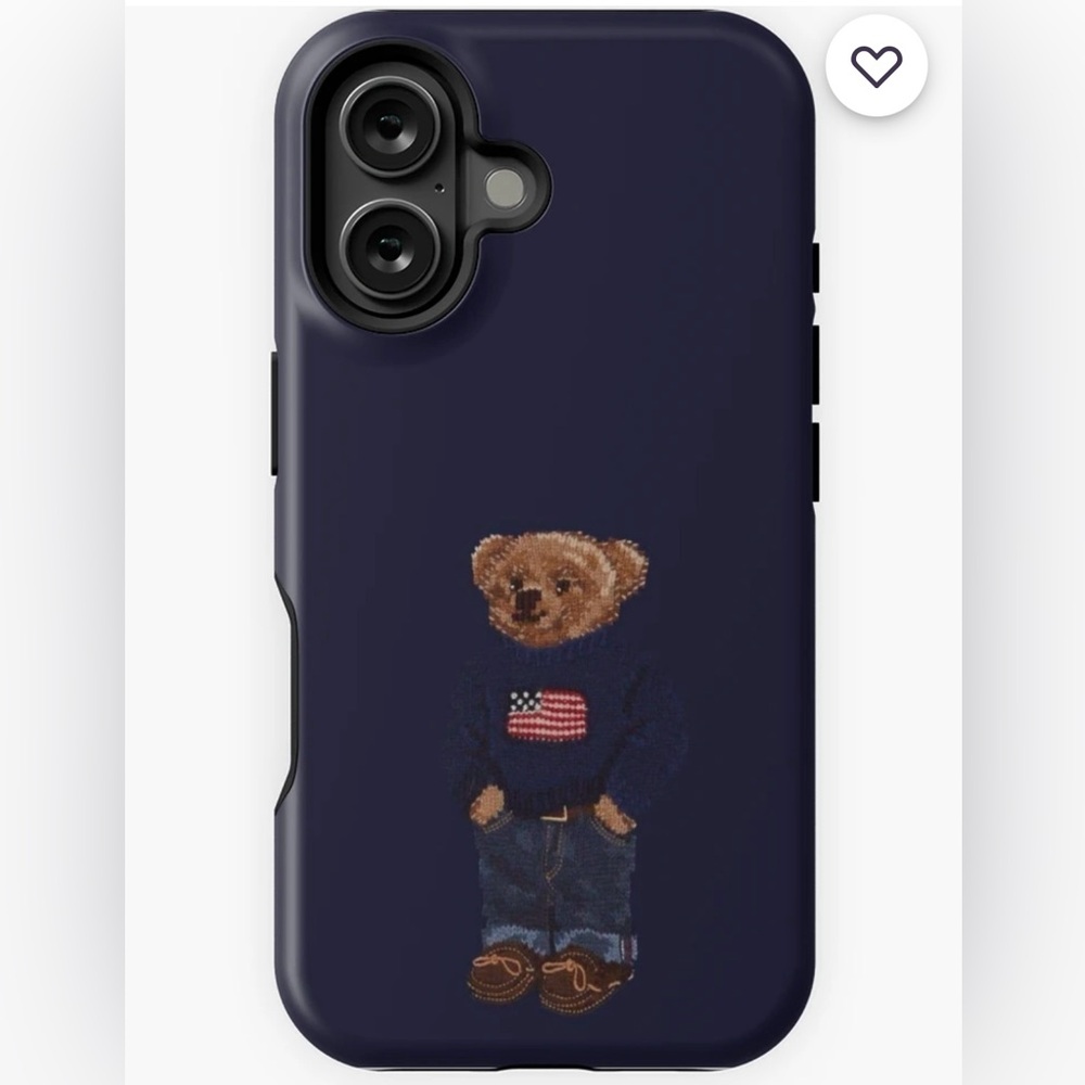 iPhone 16 Ralph Lauren Polo Bear Phone Case